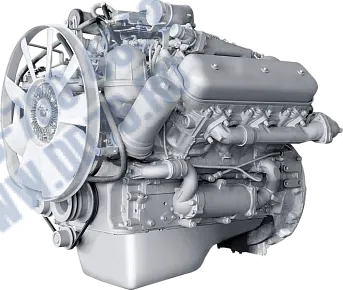 65653.1000186 Двигатель ЯМЗ 65653 без коробки передач и сцепления основная комплектация